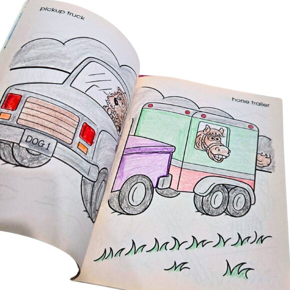 Jim Henson's 1999 MUPPETS GREAT BIG Coloring Book, And Muppets on wheels - Picture 4 of 7
